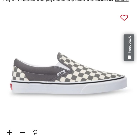- - Vans CHECKERBOARD SLIP-ON Gray - Picture 3 of 8